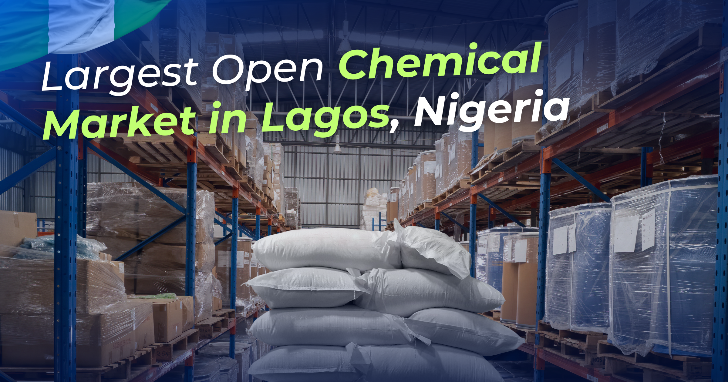 Largest open chemical market in Ojota Lagos