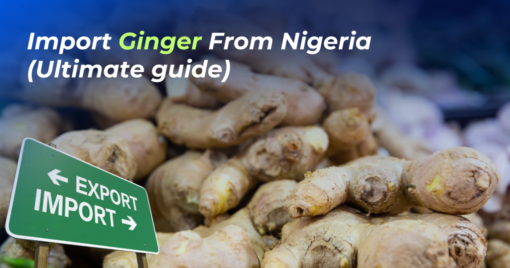 Import ginger from Nigeria 
