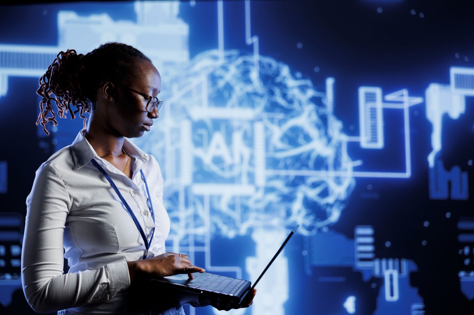 A procurement person buying chemcials online showcasing the evolution of industry